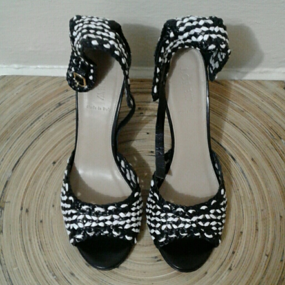 J. Crew - Wedged Heel Leather Sandals
